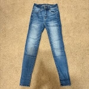 American Eagle Hi Rise Skinny Jeans